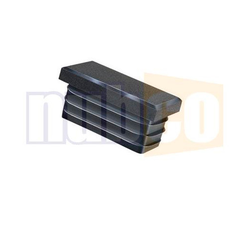 38X25MM RECTANGULAR PLASTIC TUBE CLOSURE