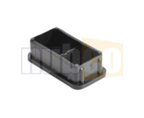 50X25MM RECTANGULAR PLASTIC TUBE CLOSURE