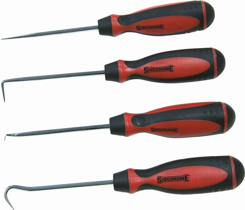 4 PCE MINI PICK & HOOK SET