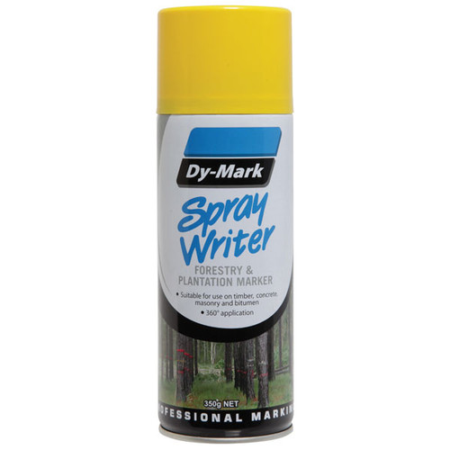 350G SPRAY WRITER FORESTRY MARKING PAINT - YELLOW