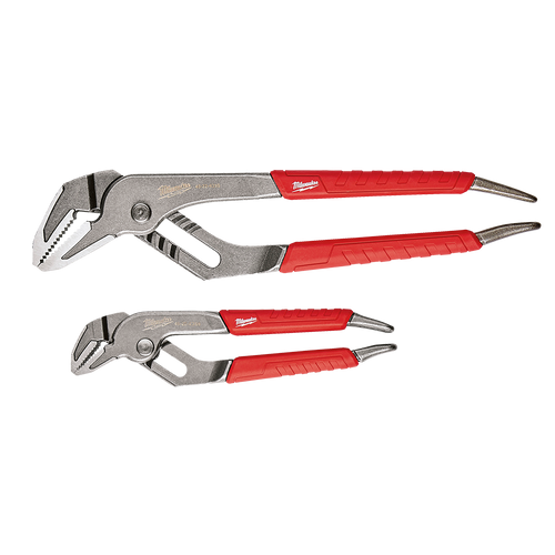 2PCE 150MM & 250MM STRAIGHT JAW PLIER SET
