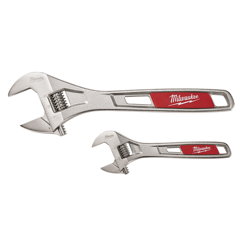 2PCE (250MM & 150MM) ADJUSTABLE WRENCH SET