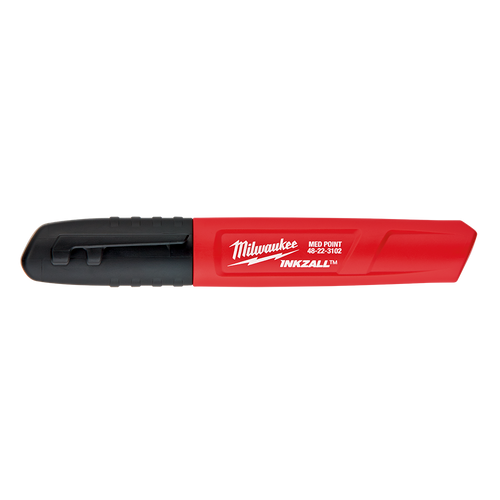 INKZALL 2PK BLACK MEDIUM CHISEL POINT MARKERS
