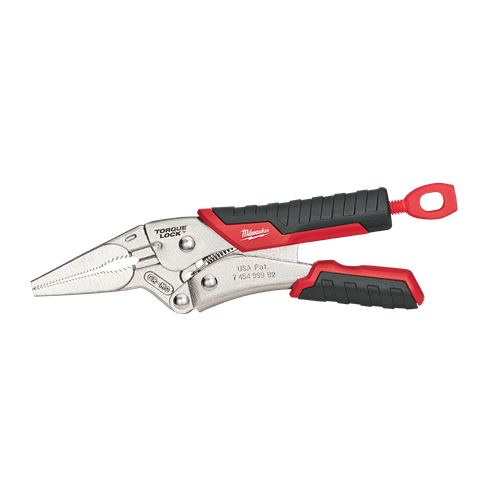 6\" LONG NOSE LOCKING PLIERS W/GRIP