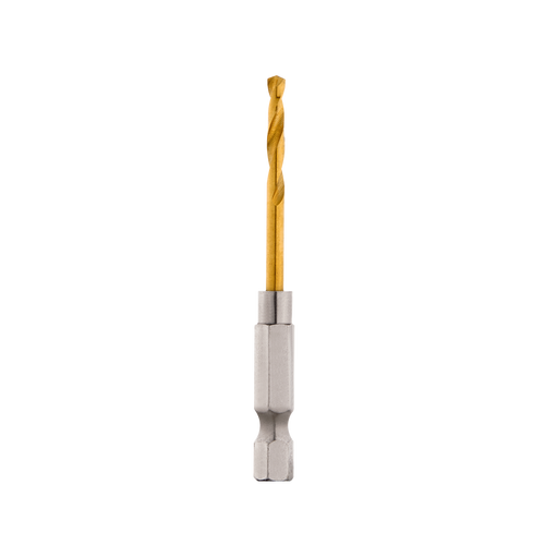 3MM 1/4\" HEX SHANK 2PK RED HELIX TITANIUM DRILL BITS