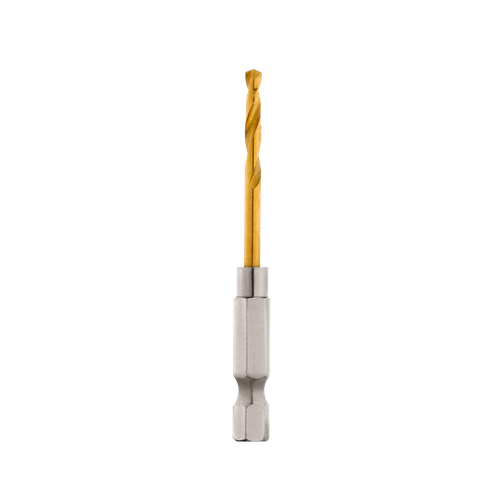 3MM 1/4\" HEX SHANK 2PK RED HELIX TITANIUM DRILL BITS