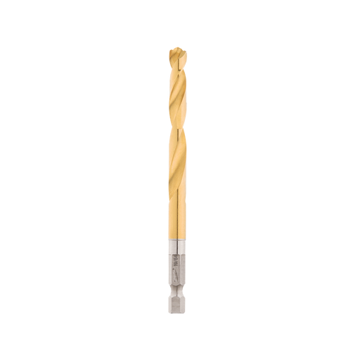 6.8MM 1/4\" HEX SHANK RED HELIX TITANIUM DRILL BITS