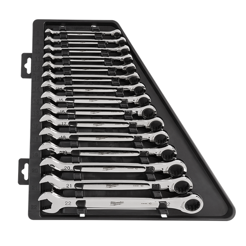 15PCE METRIC RATCHETING COMBINATION WRENCH