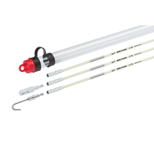 4.5MTR (15') GREY MID FLEX FISH STICK KIT