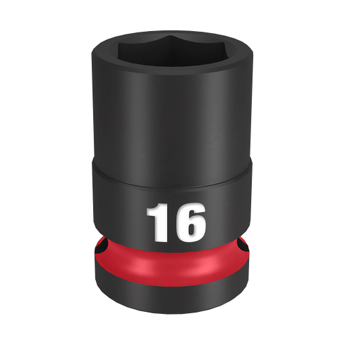 1/2\" DRIVE 16MM STD 6 POINT SHOCKWAVE IMPACT SOCKET