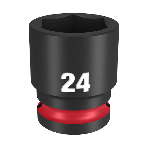 1/2\" DRIVE 24MM STD 6 POINT SHOCKWAVE IMPACT SOCKET