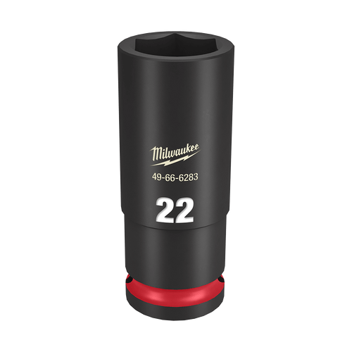 1/2\" DRIVE 22MM DEEP 6 POINT SHOCKWAVE IMPACT SOCKET