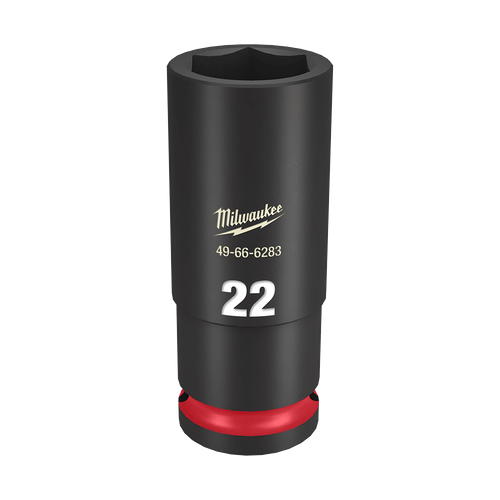 1/2\" DRIVE 22MM DEEP 6 POINT SHOCKWAVE IMPACT SOCKET