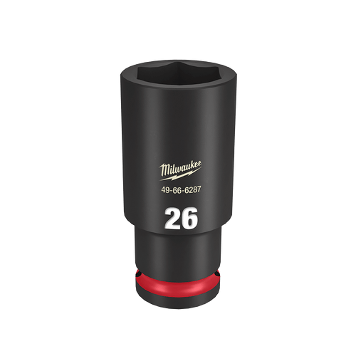 1/2\" DRIVE 26MM DEEP 6 POINT SHOCKWAVE IMPACT SOCKET