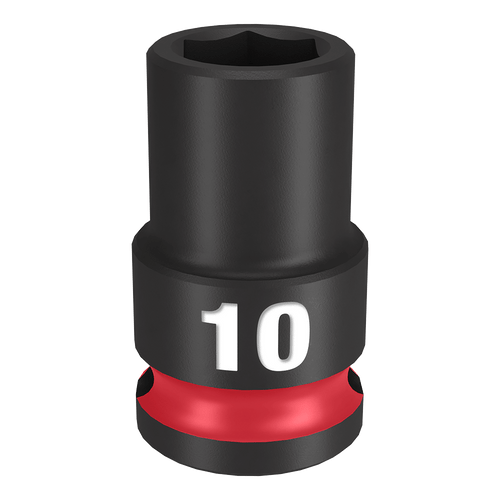3/8\" DRIVE 10MM STD 6 POINT SHOCKWAVE IMPACT SOCKET