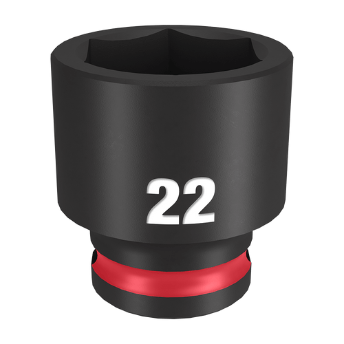 3/8\" DRIVE 22MM STD 6 POINT SHOCKWAVE IMPACT SOCKET