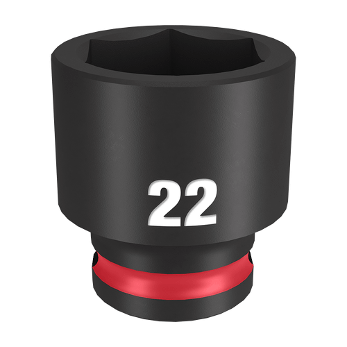 3/8\" DRIVE 22MM STD 6 POINT SHOCKWAVE IMPACT SOCKET