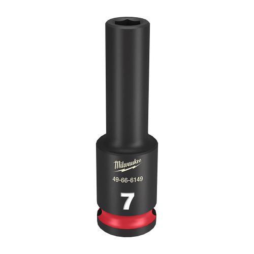 3/8\" DRIVE 7MM DEEP 6 POINT SHOCKWAVE IMPACT SOCKET