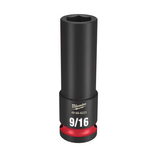 1/2\" DRIVE 9/16\" DEEP 6 POINT SHOCKWAVE IMPACT SOCKET