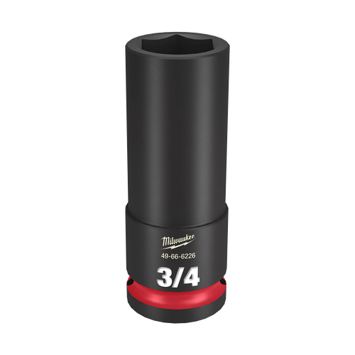 1/2\" DRIVE 3/4\" DEEP 6 POINT SHOCKWAVE IMPACT SOCKET