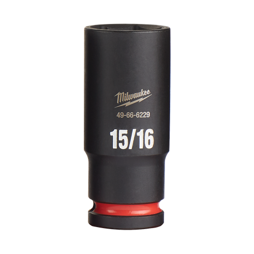 1/2\" DRIVE 15/16\" DEEP 6 POINT SHOCKWAVE IMPACT SOCKET
