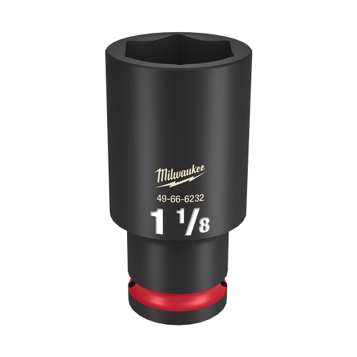 1/2\" DRIVE 1-1/8\" DEEP 6 POINT SHOCKWAVE IMPACT SOCKET