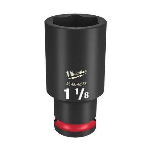 1/2\" DRIVE 1-1/8\" DEEP 6 POINT SHOCKWAVE IMPACT SOCKET