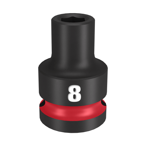 1/2\" DRIVE 8MM STD 6 POINT SHOCKWAVE IMPACT SOCKET