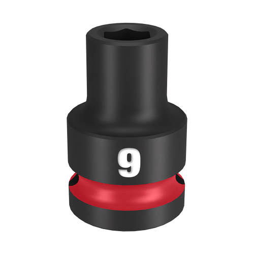 1/2\" DRIVE 9MM STD 6 POINT SHOCKWAVE IMPACT SOCKET