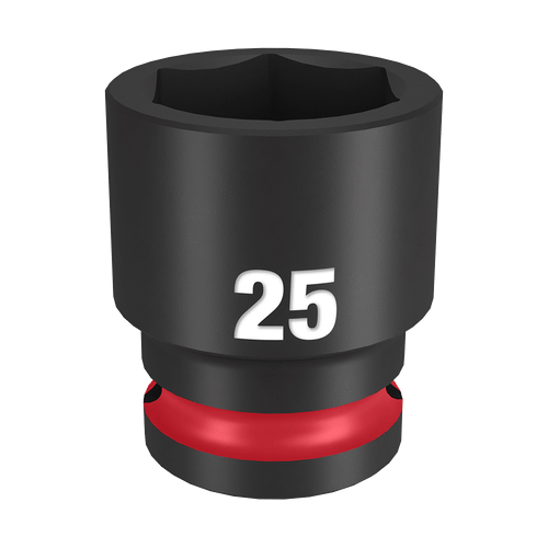1/2\" DRIVE 25MM STD 6 POINT SHOCKWAVE IMPACT SOCKET