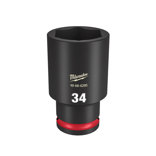 1/2\" DRIVE 34MM DEEP 6 POINT SHOCKWAVE IMPACT SOCKET
