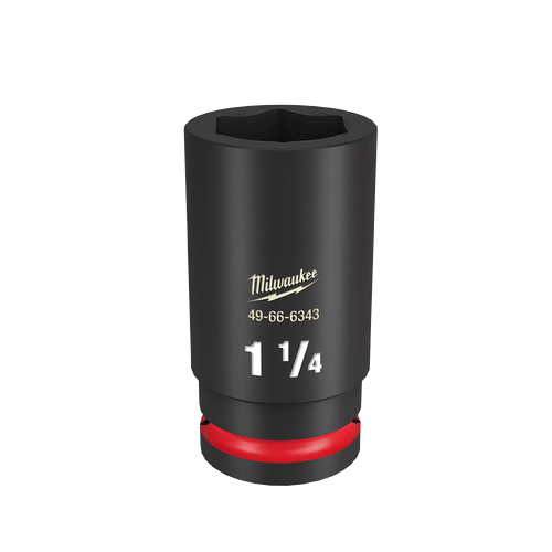 3/4\" DRIVE 1-1/4\" DEEP 6 POINT SHOCKWAVE IMPACT SOCKET