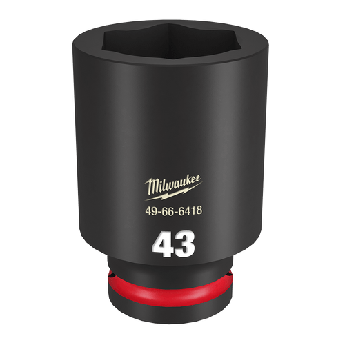 3/4\" DRIVE 43MM DEEP 6 POINT SHOCKWAVE IMPACT SOCKET