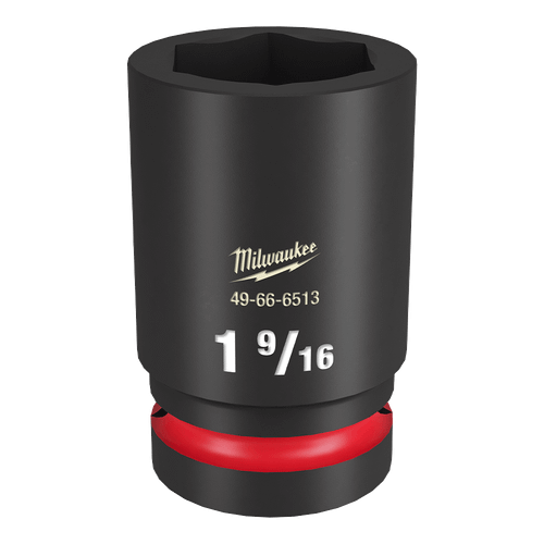 1\" DRIVE 1-9/16\" DEEP 6 POINT SHOCKWAVE IMPACT SOCKET