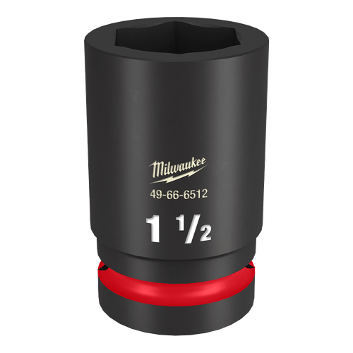 1\" DRIVE 1-1/2\" DEEP 6 POINT SHOCKWAVE IMPACT SOCKET
