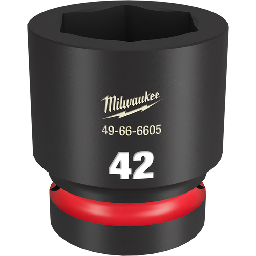 1\" DRIVE 42MM STD 6 POINT SHOCKWAVE IMPACT SOCKET