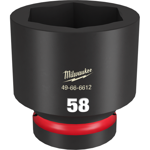 1\" DRIVE 58MM STD 6 POINT SHOCKWAVE IMPACT SOCKET
