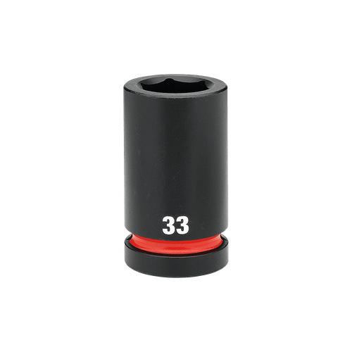 1\" DRIVE 33MM DEEP 6 POINT SHOCKWAVE IMPACT SOCKET - ANZ