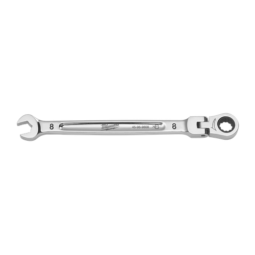 8MM METRIC FLEX-HEAD RATCHETING COMBO WRENCH