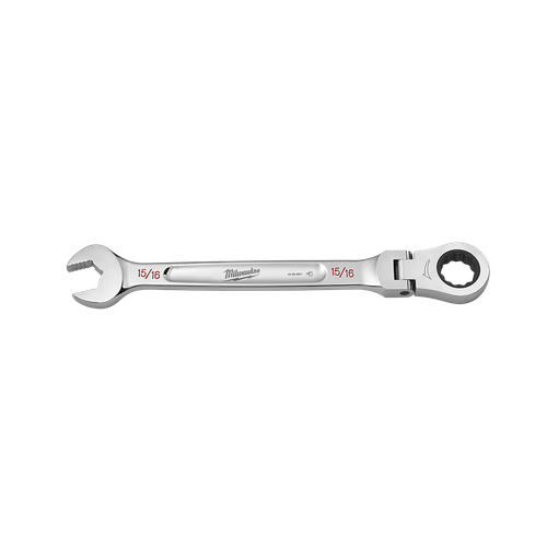 15/16 SAE FLEX-HEAD RATCHETING COMBO WRENCH
