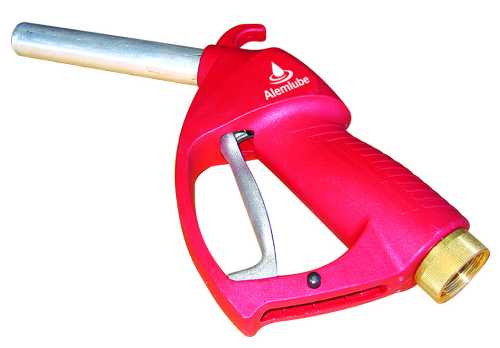 MANUAL FUEL NOZZLE FOR LEADED OR DIESEL