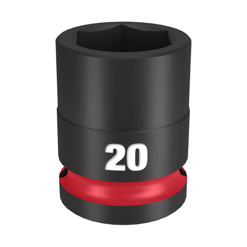 1/2\" DRIVE 20MM STD 6 POINT SHOCKWAVE IMPACT SOCKET
