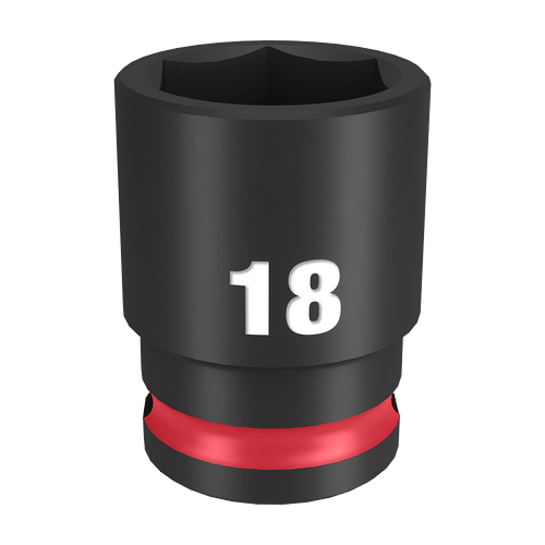 3/8\" DRIVE 18MM STD 6 POINT SHOCKWAVE IMPACT SOCKET