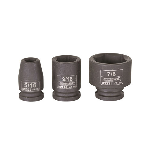 IMPACT SOCKET 3/8\" DVE 13/16