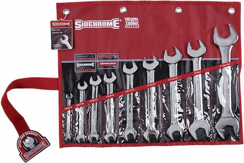 9PCE AF OPEN END SPANNER SET