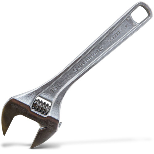 150MM (6\") WRENCH ADJ. CHROME