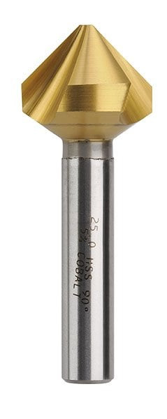 COUNTERSINK 90DEG-3 FLUTE-TIN-25MM