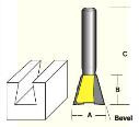 14 14.3MM DOVETAIL 1/4SHK ROUTER BIT