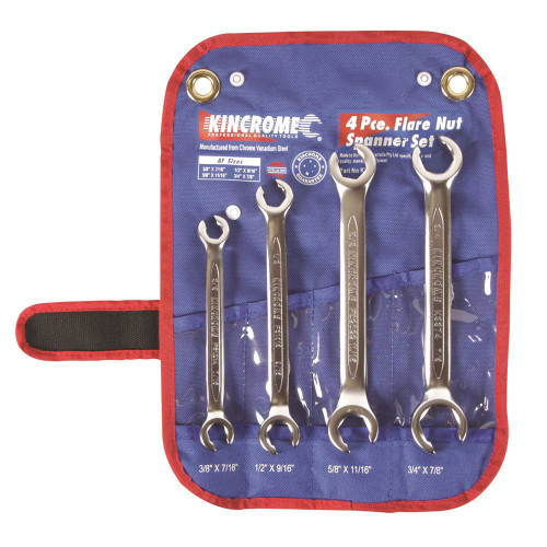 SPANNER SET FLARE NUT 4 PIECE IMPERIAL