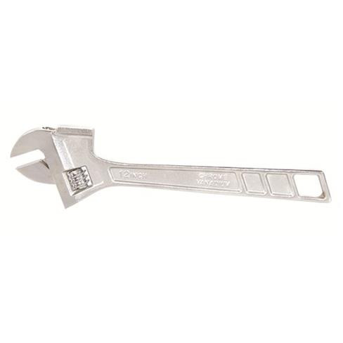 300MM (12\") CHROME ADJUST WRENCH WITH HAMMER HEAD